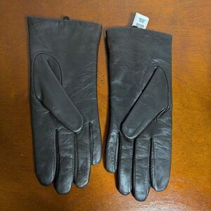 Jaclyn Smith Women’s Brown Genuine Leather Gloves Thinsulate Insulated Medium